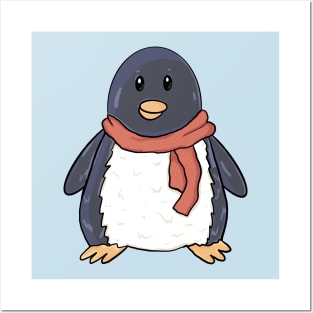 Wintertime Penguin Posters and Art